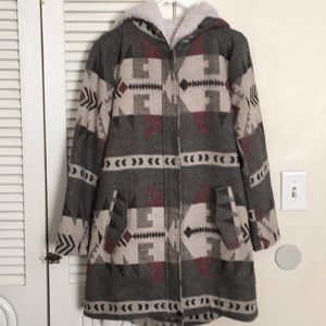 women’s Aztec winter coat!